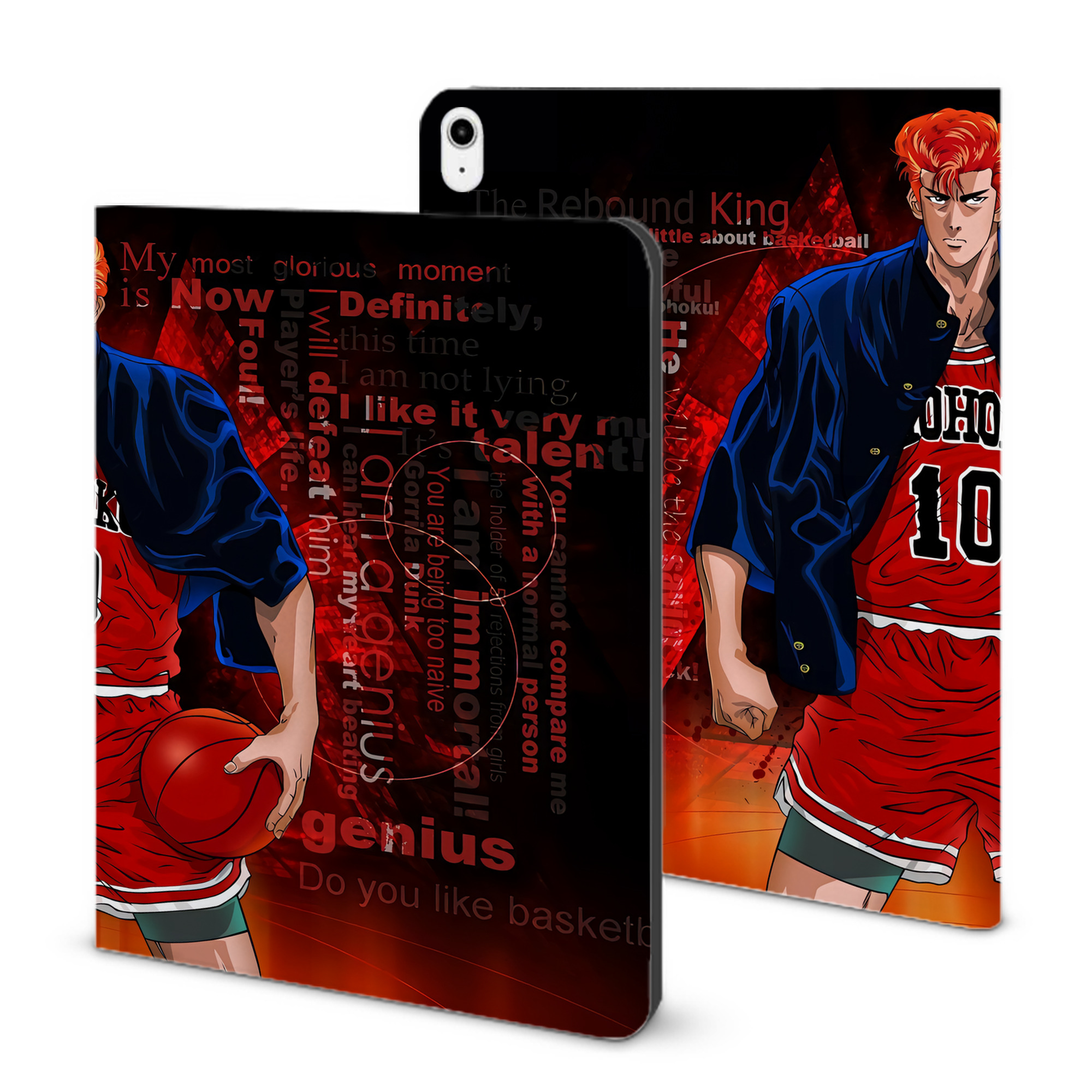 （画像用） SLAM DUNK／スラムダンク IPadケース ペンホルダー付き ブックスタイルデザイン
